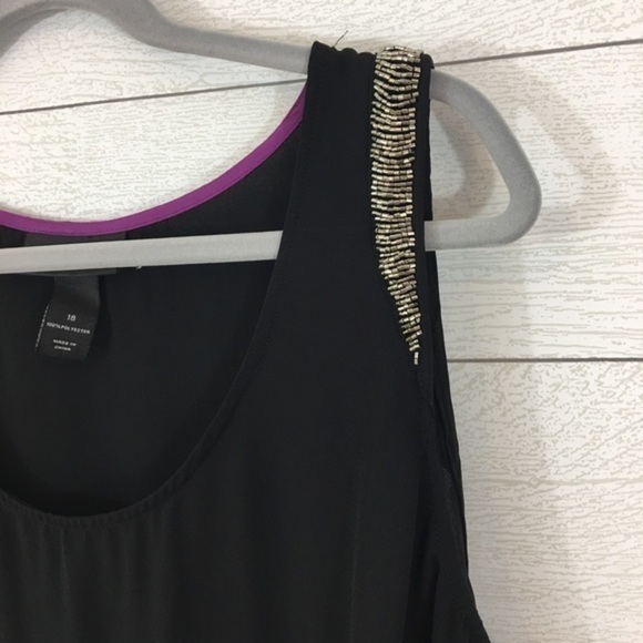Lane Bryant Sequin Detail Sleeveless Top - Picture 3 of 6